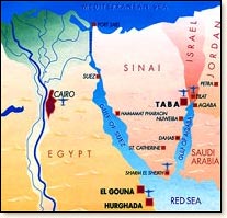 Karte Sinai